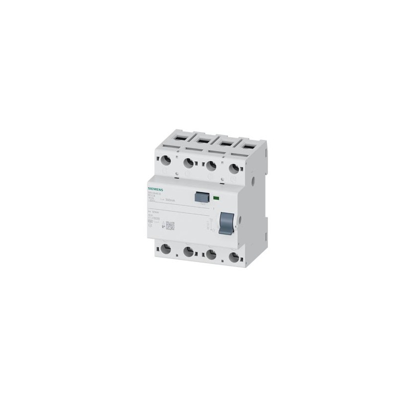 5SV3648 6 SIEMENS Interruptor Diferencial De 4 Polos Tip