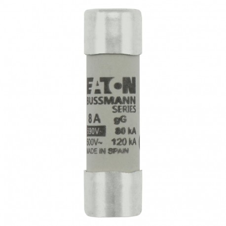 CYLINDRICAL FUSE 14 X 51 8A GG 690V AC C14G8 EATON ELECTRI