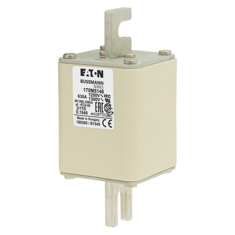 FUSE 630A 1250V 2 110 AR CU 170M5146 EATON ELECTRIC Cartuc