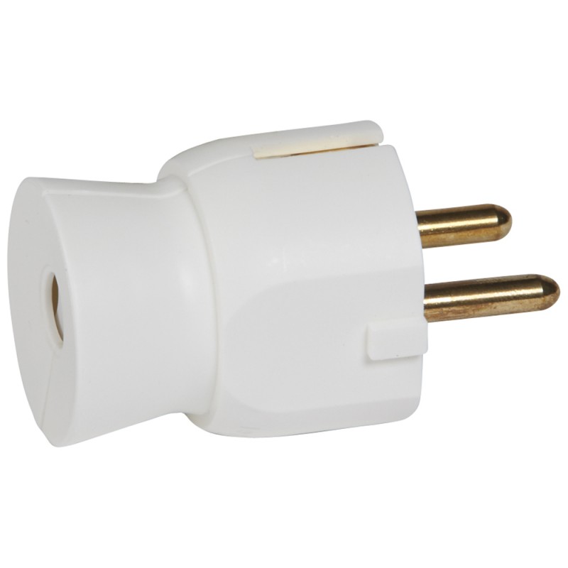 050315 LEGRAND PLUG 2P+T S/STRAIGHT WHITE Electric Automat..