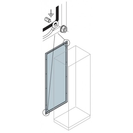 EP1480K ABB REAR BLIND PANEL 1400X800MM(HXW) 7035