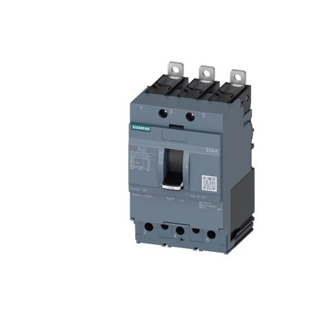 3VA4145-4ED34-0AA0 SIEMENS circuit breaker 3VA4 UL frame 125 breaking capacity class S 25kA @ 480 V 3-pole, ..