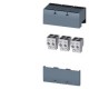 3VA9603-0JC43 SIEMENS WIRE CONNECTOR 4 CABLES WITH CONTROL WIRE TAP 3 PCS. ACCESSORY FOR: 3VA15/25 1000