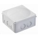 COMBI 1010/empty 10060702 WISKA Conex box. pre-cut M20, M25 and M32, light grey RAL 7035, IP66/67 140x140x82