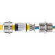 EMSKE-L 25 EMV-Z 10065925 WISKA IP68 "ATEX" metal cable glands for "EMC", range from 10 to 17mm, long thread..
