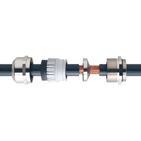 EMSKV 32 EMV-S 10102277 WISKA Metal cable glands, IP68 for "EMC" (interleaved ring), range 13 to 21mm, M32 t..