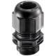 ESKV 25/B 10066123 WISKA PA cable glands, black RAL 9005 IP68, range from 9 to 17mm, thread M25