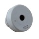 FD 16/G 50062771 WISKA Conical wall pass, dark grey RAL 7001, IP66/67 for DN16, range from 5 to 10mm.