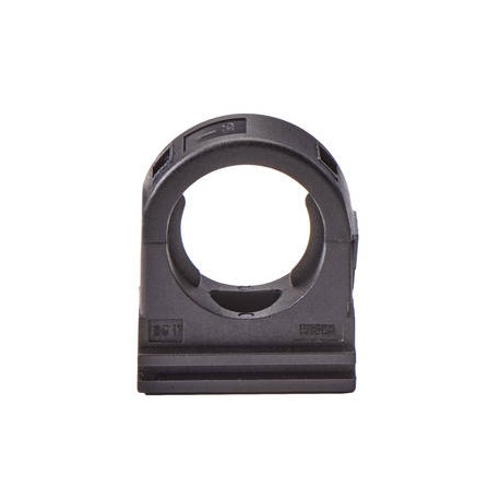 BCC-17/B 10106943 WISKA Porta clip PA nero + coperchio incorporato per tubo anellato DN17/21