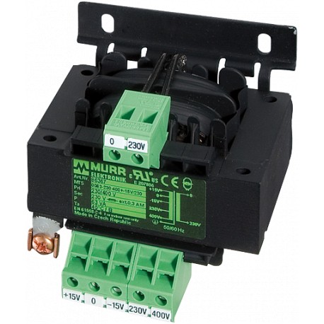 866168 MURRELEKTRONIK MTS single-phase safety transformer P:63VA IN:230/400VAC OUT:24VAC