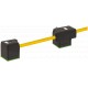 7000-58041-0370750 MURRELEKTRONIK MSUD plugue de válvula doble forma A 18 mm com cabo PUR 4X0.75 amarelo, UL..