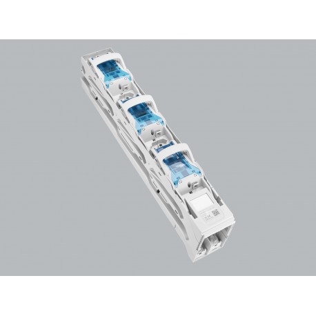 33717 WÖHNER QUADRON 185Power, NH vertical fuse switch-disconnector, size 2, 3p, unipolar switching,connecti..
