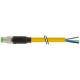 7000-08001-0300300 MURRELEKTRONIK M8 macho 0° con cable PUR 3x0.25 amarillo UL/CSA + cadena portacables 3m