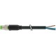 7000-08001-6100050 MURRELEKTRONIK M8 male 0° with cable PVC 3x0.25 black UL/CSA 0,5m