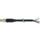 7000-08011-6110500 MURRELEKTRONIK M8 male 0° with cable PVC 4x0.25 black UL/CSA 5m