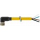 7000-08101-0510150 MURRELEKTRONIK M8 female 90° with cable PUR 4x0.25 yellow UL/CSA + robot + drag chain 1,5m