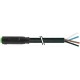 7000-08221-6110300 MURRELEKTRONIK M8 female 0° snap-in with cable PVC 4x0.25 black UL/CSA 3m