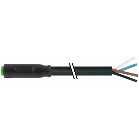 7000-08221-6110300 MURRELEKTRONIK M8 femmina 0° snap-in con cavo PVC 4x0.25 nero UL/CSA 3m