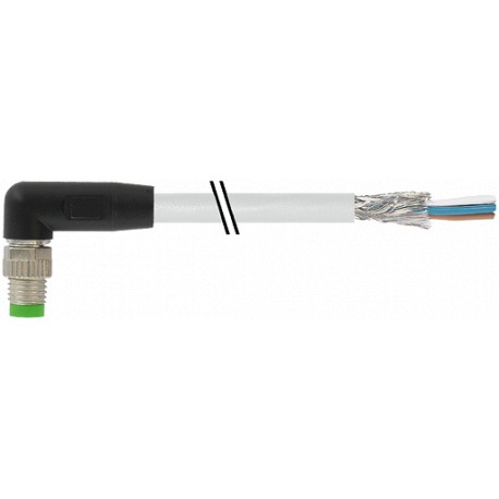 7000-08721-2001000 MURRELEKTRONIK M8 male 90° with cable PVC 3X0.34 shielded gray, UL,CSA 10m