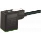 7000-10001-6262500 MURRELEKTRONIK MSUD connecteur électrovanne forme B 10 mm à raccorder PUR 3x0.75 noir UL/..