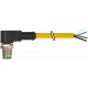 7000-12101-0140500 MURRELEKTRONIK M12 macho 90° com cabo PVC 4X0.34 amarelo UL/CSA 5m