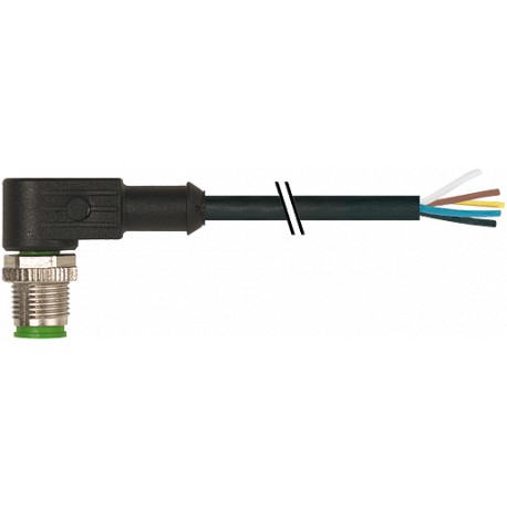 7000-12121-6150150 MURRELEKTRONIK M12 male 90° with cable PVC 5X0.34 black 1.5m