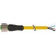 7000-12221-0340030 MURRELEKTRONIK M12 female 0° with cable PUR 4x0.34 yellow UL/CSA + drag chain 0,3m
