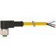 7000-12301-0530300 MURRELEKTRONIK M12 hembra 90° con cable PUR 3X0.34 amarillo UL/CSA + robot, cadena portac..