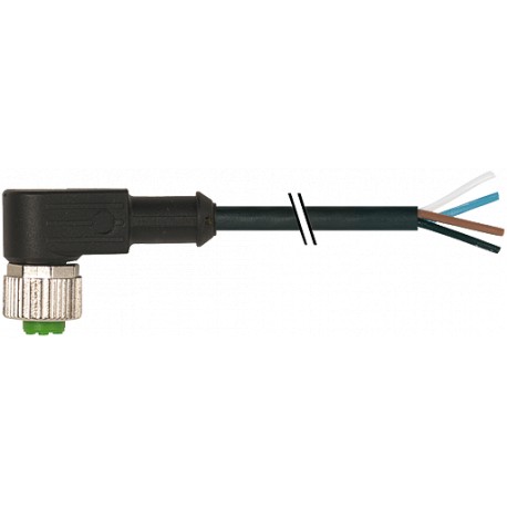 7000-12301-6132000 MURRELEKTRONIK M12 female 90° with cable PVC 3X0.34 black UL/CSA 20m