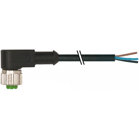 7000-12321-6132000 MURRELEKTRONIK M12 female 90° with cable PVC 3X0.34 black UL/CSA 20m