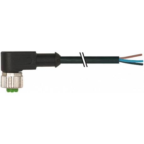 7000-12321-6330500 MURRELEKTRONIK M12 hembra 90° con cable PUR 3X0.34 negro UL/CSA, cadena portacables 5m