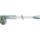 7000-12381-2530750 MURRELEKTRONIK M12 hembra 90° con cable LED PUR 3X0.34 amarillo UL/CSA + robot + cadena p..