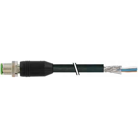 7000-13101-6030150 MURRELEKTRONIK M12 macho 0° con cable PVC 5x0.34 apantallado negro UL/CSA 1,5m