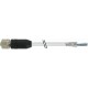 7000-13181-2402500 MURRELEKTRONIK M12 hembra 0° con cable PUR-OB 3x0,34 apantallado gris UL,CSA + cadena por..