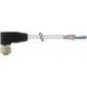 7000-13241-3181500 MURRELEKTRONIK M12 female 90° with cable PUR 3X0.34 shielded yellow 15m