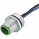 7000-13521-9020050 MURRELEKTRONIK M12 conector brida macho A-cod. montaje frontal PVC 5X0.34 0.5m