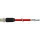 7000-14541-7920150 MURRELEKTRONIK M12 male 0° with cable D-coded Ethernet PUR 2x2xAWG22 shielded red UL/CSA ..