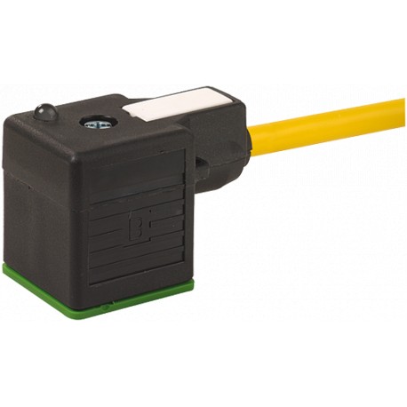 7000-18001-0160600 MURRELEKTRONIK MSUD valve plug form A 18mm with cable PVC 3X0.75 yellow, 6m