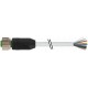 7000-19041-3011000 MURRELEKTRONIK M12 female 0° with cable PUR 12x0.25 10.0m