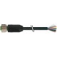 7000-19041-7022500 MURRELEKTRONIK M12 hembra 0° con cable PVC 12x0,14 negro 25m