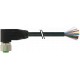 7000-19061-7021000 MURRELEKTRONIK Cordon M12 femelle coudé sortie fils PVC 12x0,14 noir 10m