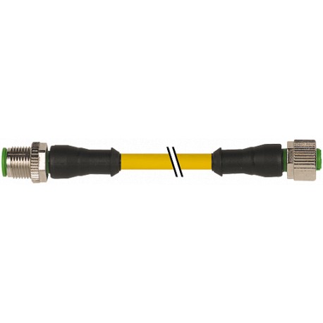 7000-40021-0540350 MURRELEKTRONIK M12 macho 0° / M12 hembra 0° PUR 4X0.34 amarillo UL/CSA + robot + cadena p..