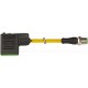 7000-40961-0560060 MURRELEKTRONIK M12 macho 0° / MSUD tapón válvula forma BI 11 mm PUR 3X0.75 amarillo + rob..