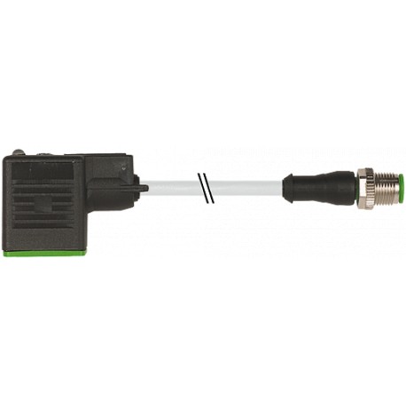 7000-41001-2360030 MURRELEKTRONIK M12 male 0° / MSUD valve plug form B 10 mm PUR 3X0.75 yellow UL/CSA, drag ..