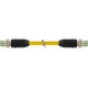 7000-44511-6750060 MURRELEKTRONIK M12 mâle droit / M12 mâle droit Ethernet PUR 2x2xAWG22 blindé jaune UL/CSA..