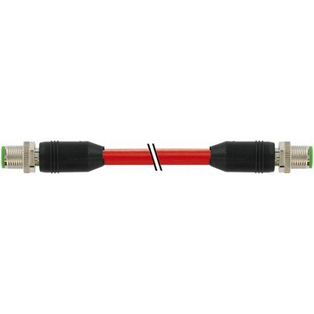 7000-44511-7920100 MURRELEKTRONIK M12 macho 0° / M12 macho 0° Ethernet PUR 2x2xAWG22 apantallado red UL,CSA ..