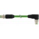 7000-44541-7960030 MURRELEKTRONIK M12 macho 0° / M12 macho 90° Ethernet PUR 2x2xAWG22 apantallado verde UL/C..