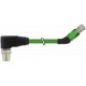 7000-44791-7960050 MURRELEKTRONIK M12 male 90° / RJ45, 45° left, Ethernet PUR 2x2xAWG22 shielded green UL/CS..