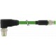 7000-44921-7910100 MURRELEKTRONIK M12 macho 90° / M8 macho 0° Ethercat PUR 1x4xAWG26 apantallado verde UL/CS..