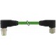 7000-46061-8020015 MURRELEKTRONIK M12 mâle coudé / M12 femelle coudé Cube67 PUR 0.5 + 0.25 blindé vert UL/CS..